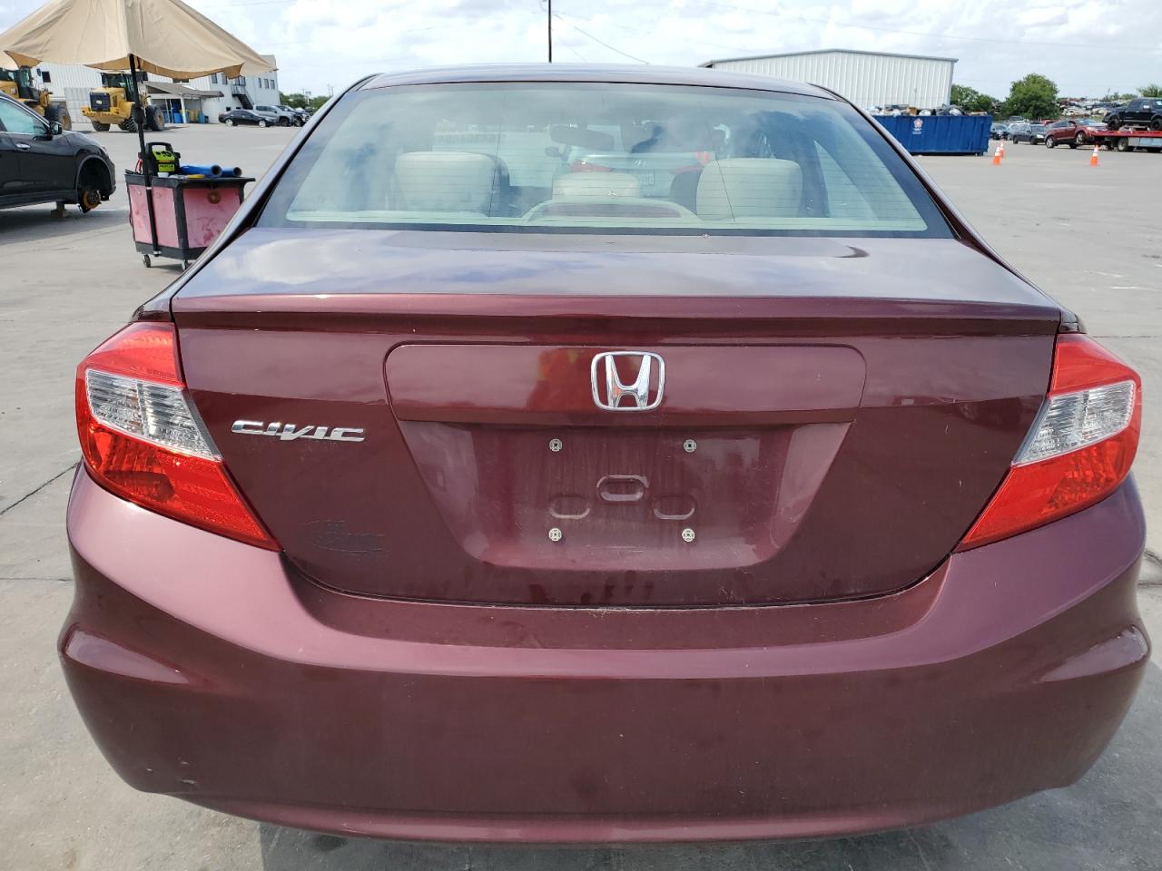 2012 Honda Civic Lx VIN: 19XFB2F56CE091161 Lot: 64364894