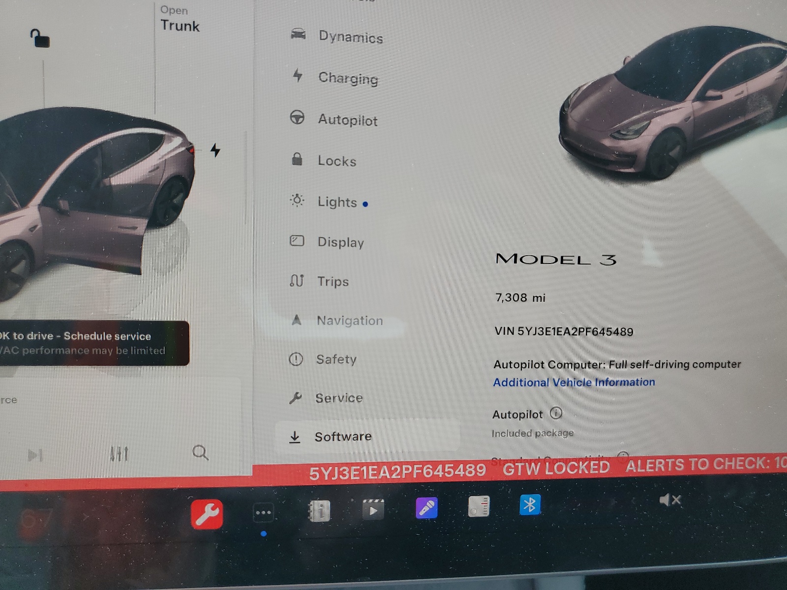 5YJ3E1EA2PF645489 2023 Tesla Model 3