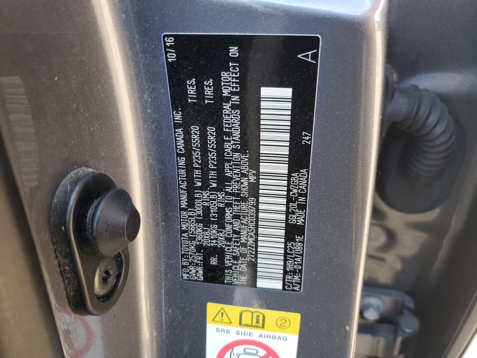 2T2ZZMCA5HC039799 2017 Lexus Rx 350 Base