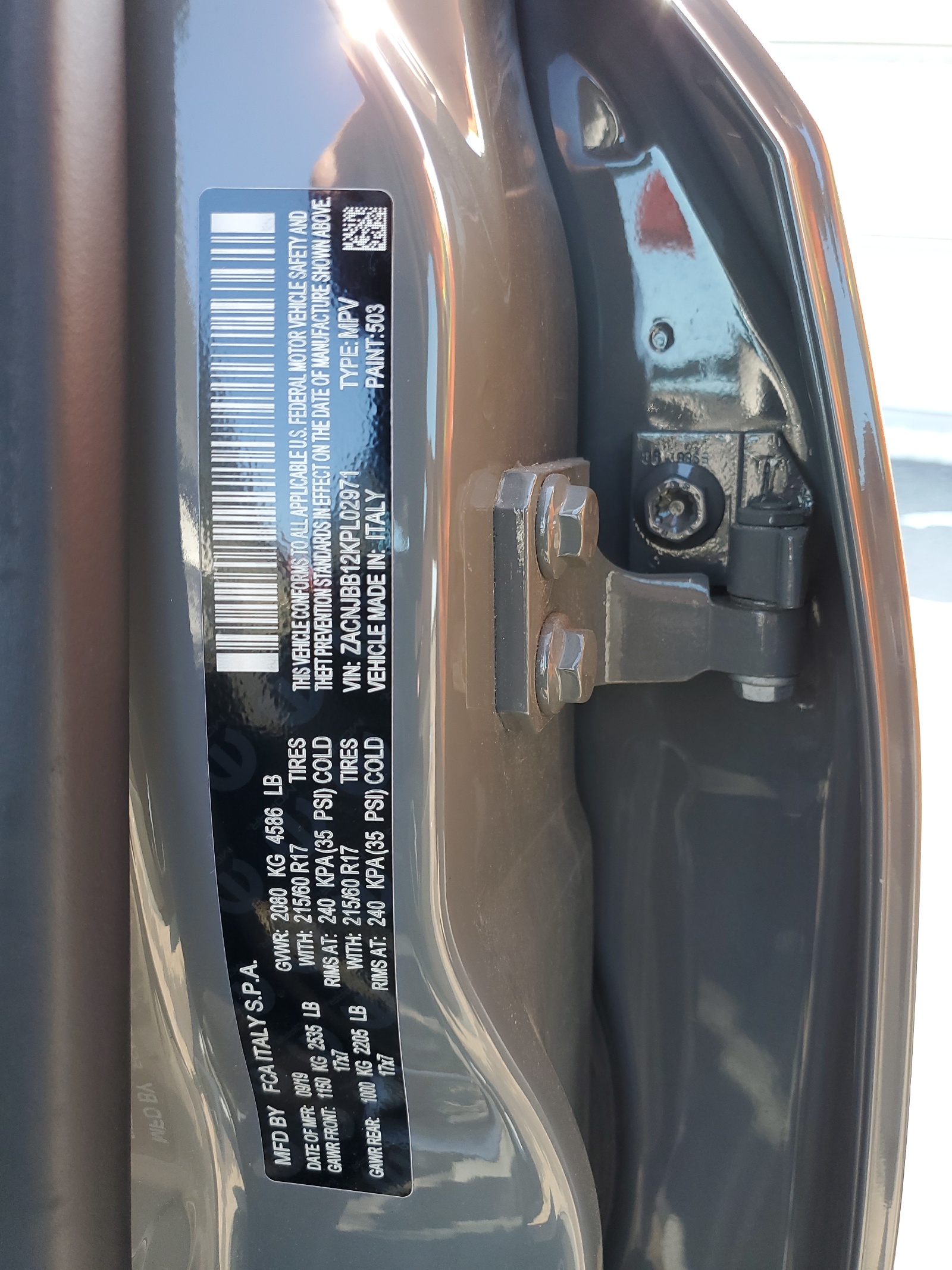 ZACNJBB12KPL02971 2019 Jeep Renegade Latitude