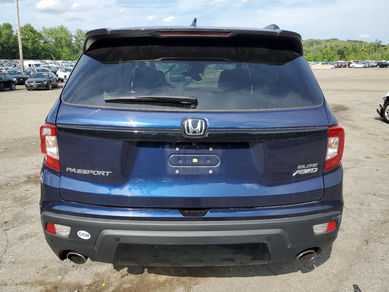 2021 Honda Passport Elite VIN: 5FNYF8H0XMB019649 Lot: 64107364