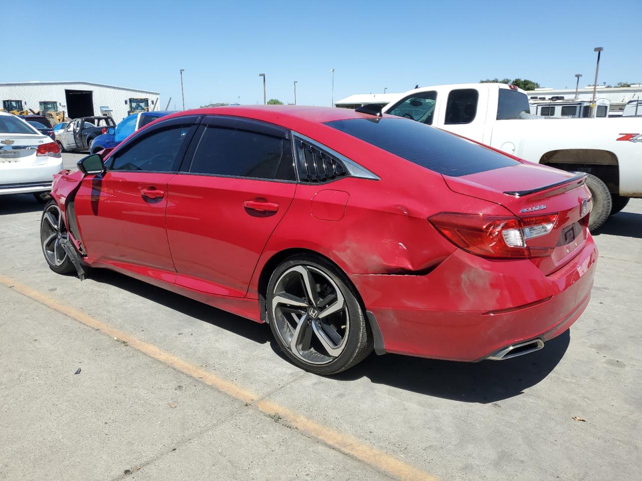 2021 Honda Accord Sport Se VIN: 1HGCV1F40MA044791 Lot: 63673204