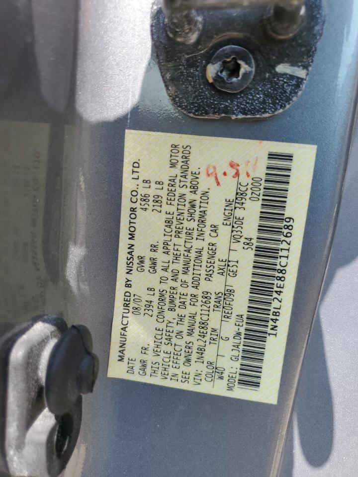 1N4BL24E88C112689 2008 Nissan Altima 3.5Se