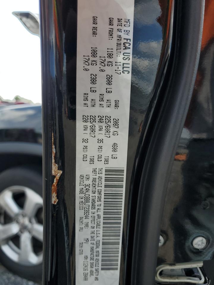 2018 Jeep Compass Latitude VIN: 3C4NJDBB8JT239244 Lot: 64956044