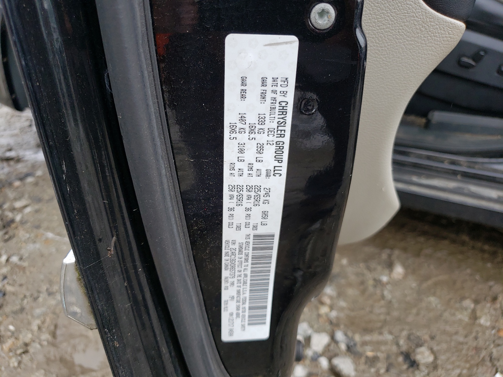 2C4RC1BGXDR657379 2013 Chrysler Town & Country Touring