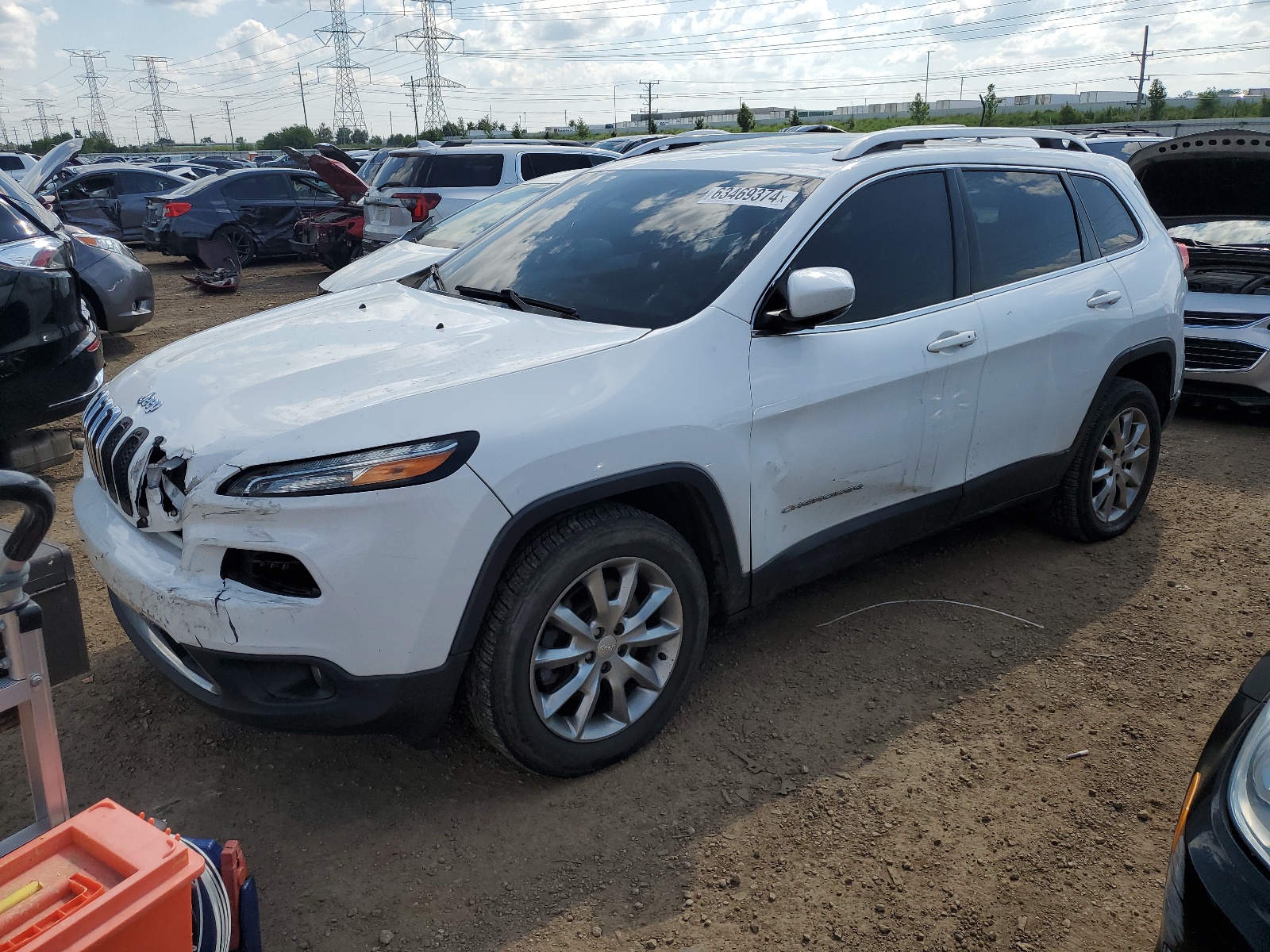 2017 Jeep Cherokee Limited vin: 1C4PJMDSXHD223651