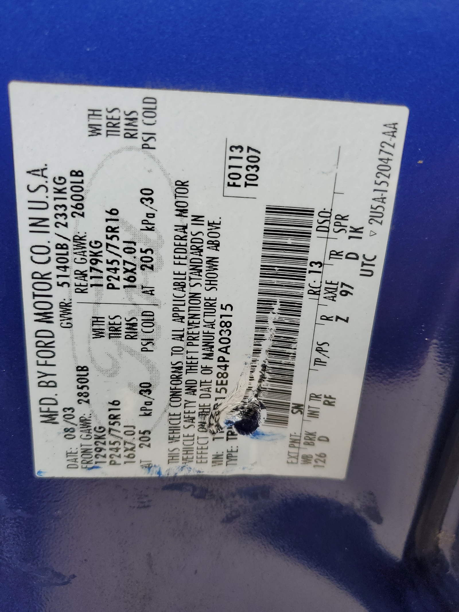 1FTZR15E84PA03815 2004 Ford Ranger Super Cab