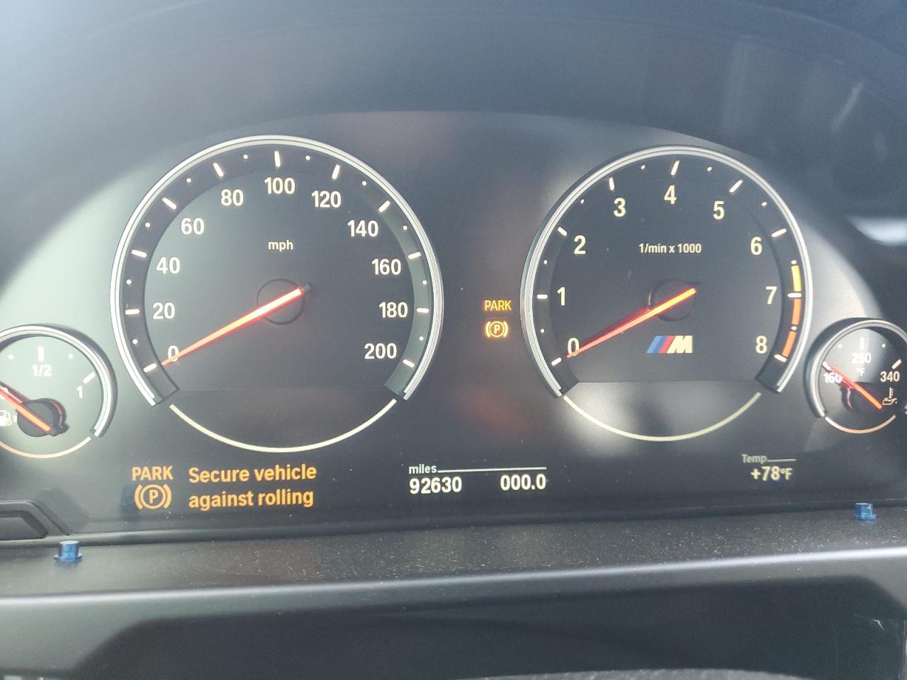 2016 BMW X5 M VIN: 5YMKT6C5XG0R79389 Lot: 64234584