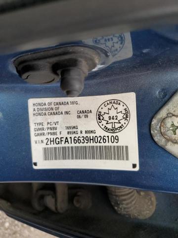 2009 HONDA CIVIC LX-S