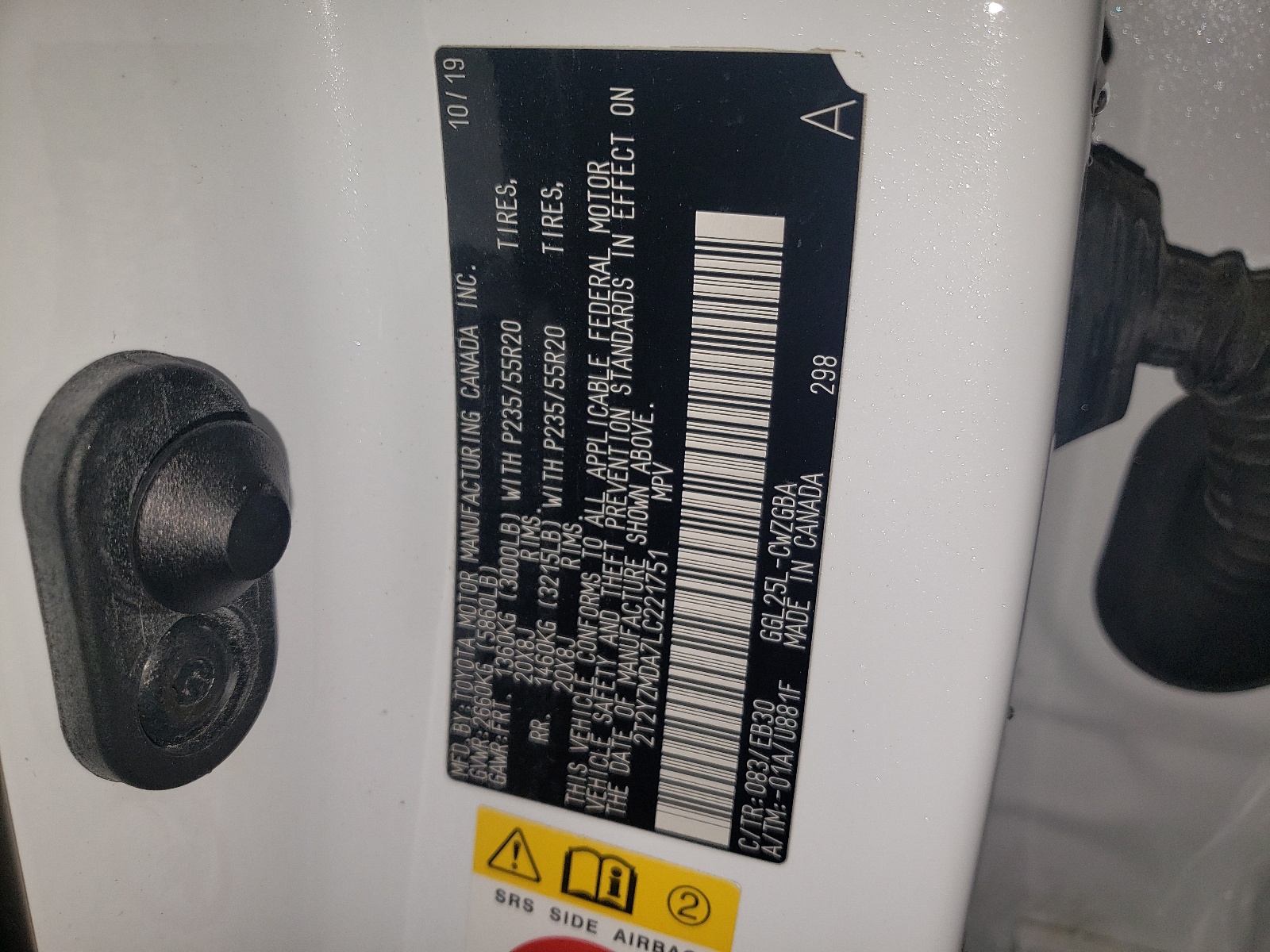 2T2YZMDA7LC221751 2020 Lexus Rx 350 F-Sport