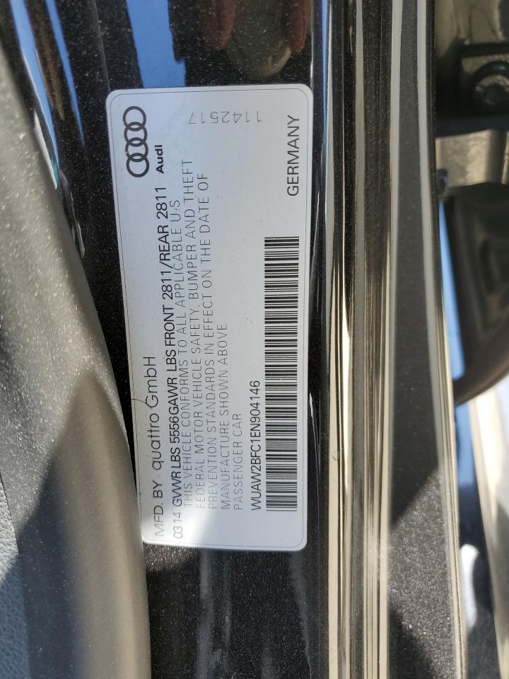 2014 Audi Rs7 VIN: WUAW2BFC1EN904146 Lot: 65068294