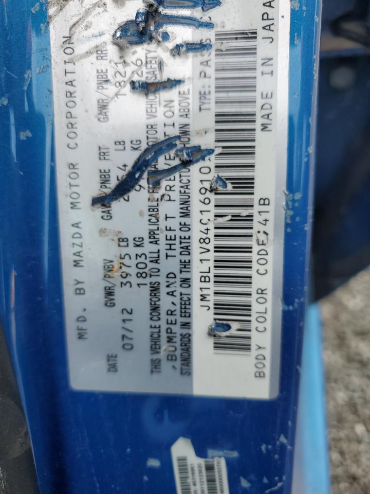 2012 Mazda 3 I VIN: JM1BL1V84C1691097 Lot: 64763134