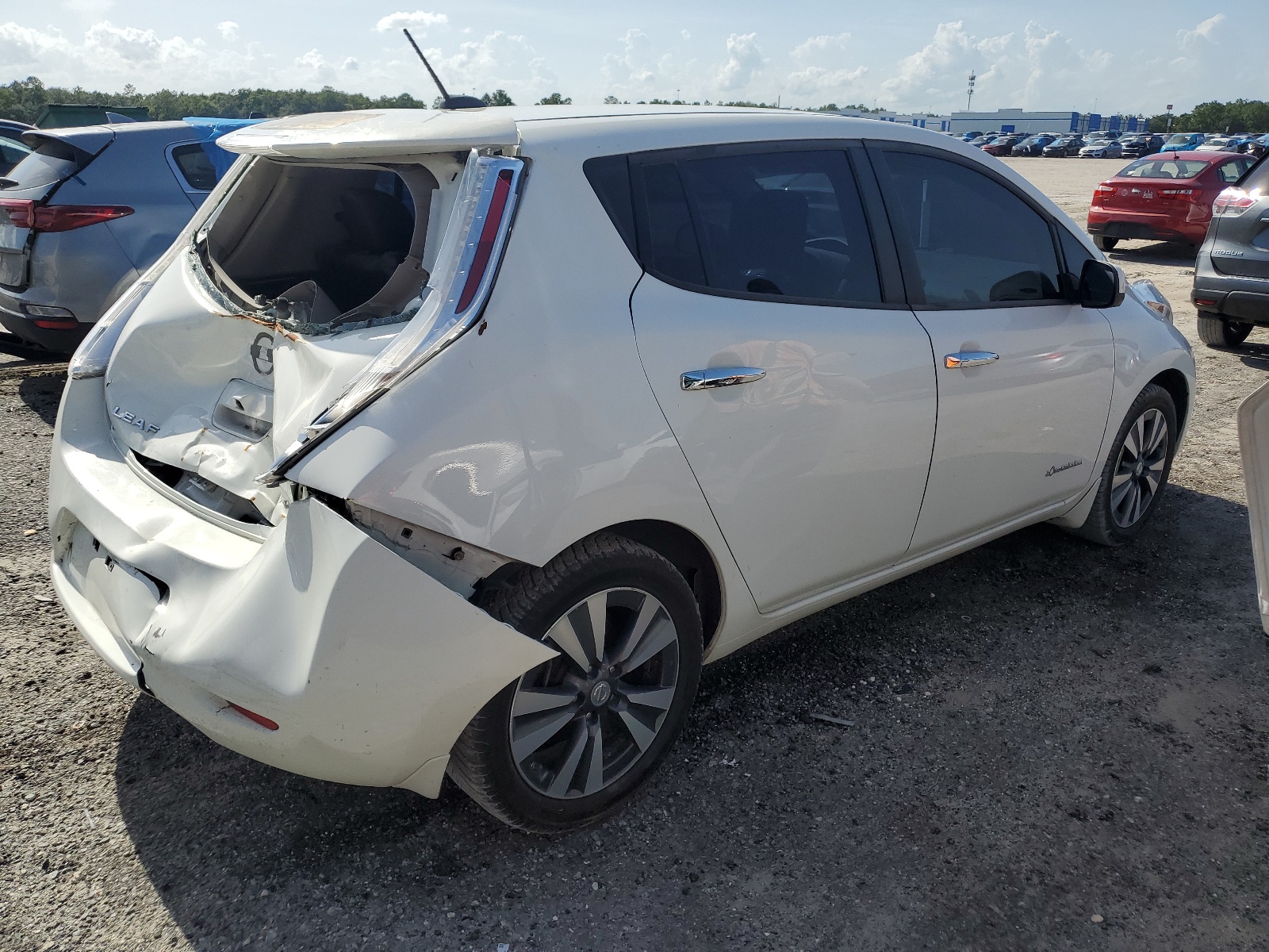 2015 Nissan Leaf S vin: 1N4AZ0CP5FC317577