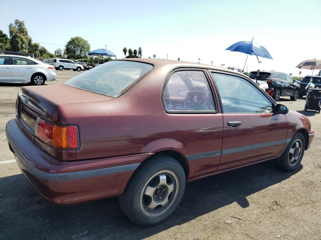 1991 Toyota Tercel Deluxe VIN: JT2EL43B7M0083443 Lot: 64428044