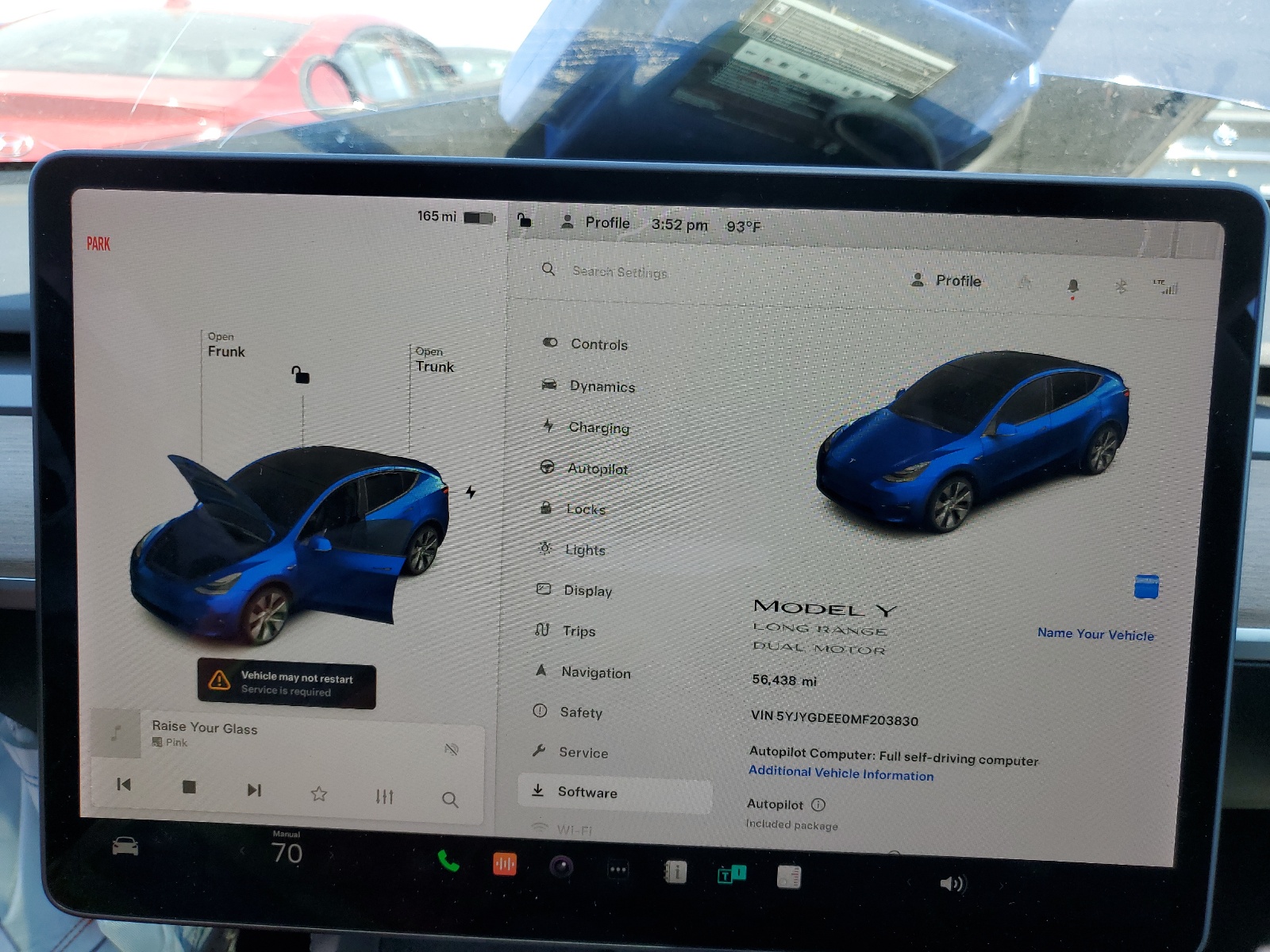 5YJYGDEE0MF203830 2021 Tesla Model Y