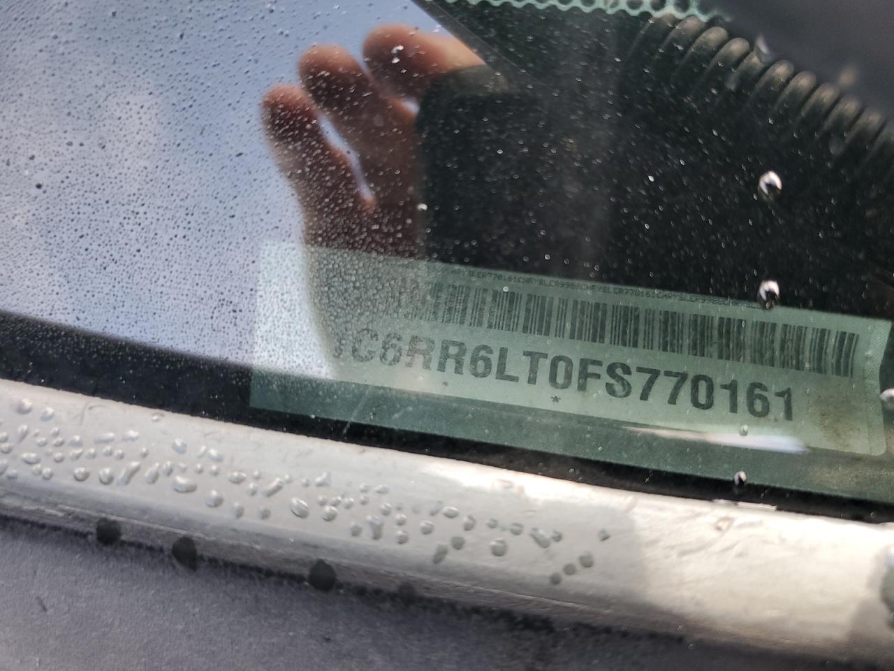 2015 Ram 1500 Slt VIN: 1C6RR6LT0FS770161 Lot: 62886694