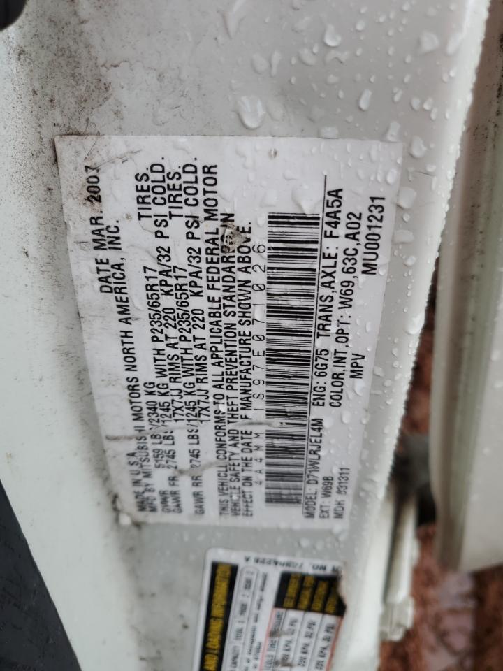 2007 Mitsubishi Endeavor Ls VIN: 4A4MM21S97E071026 Lot: 64374744