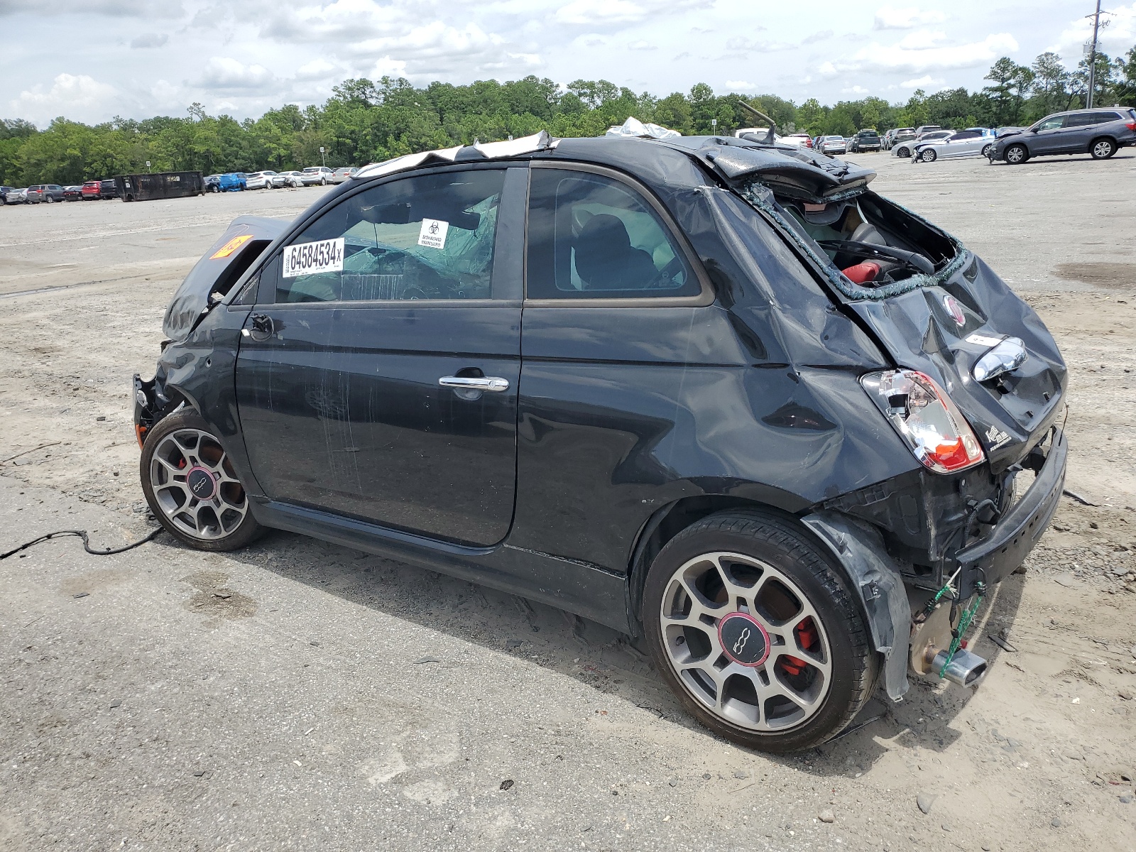 2013 Fiat 500 Sport vin: 3C3CFFBR1DT593570