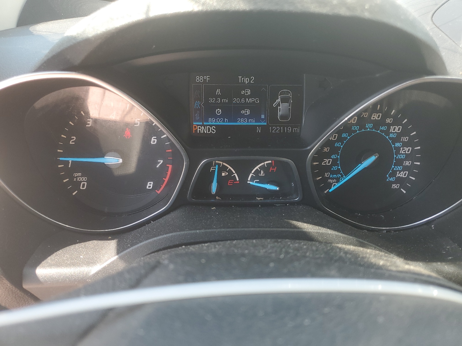 1FMCU0GX8DUC23269 2013 Ford Escape Se