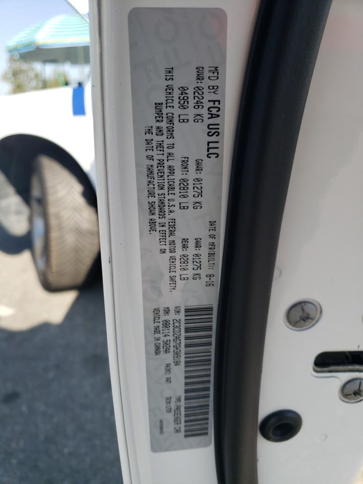 2016 Dodge Challenger Sxt VIN: 2C3CDZAG7GH309184 Lot: 61719694