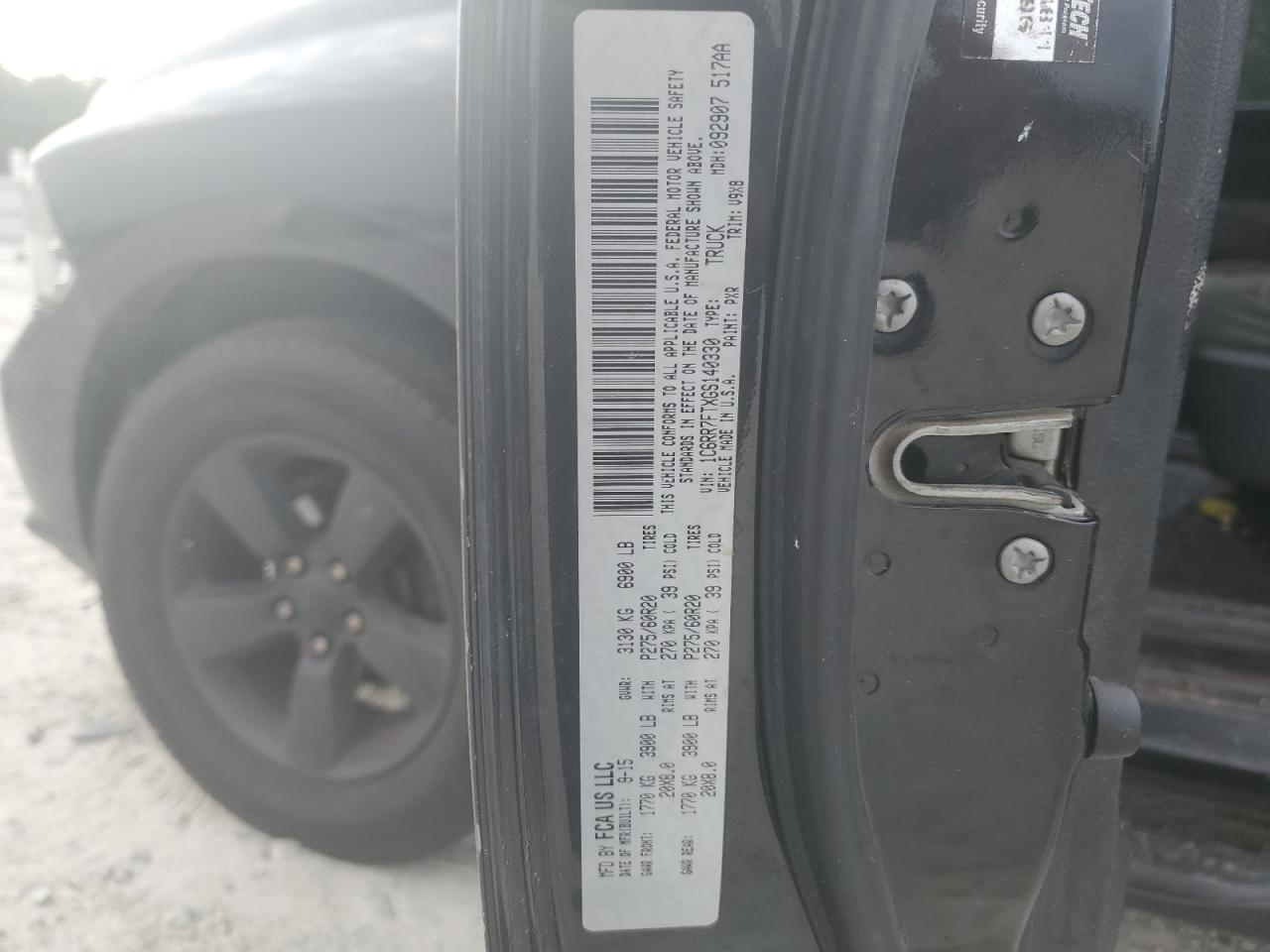 2016 Ram 1500 St VIN: 1C6RR7FTXGS140330 Lot: 62560294