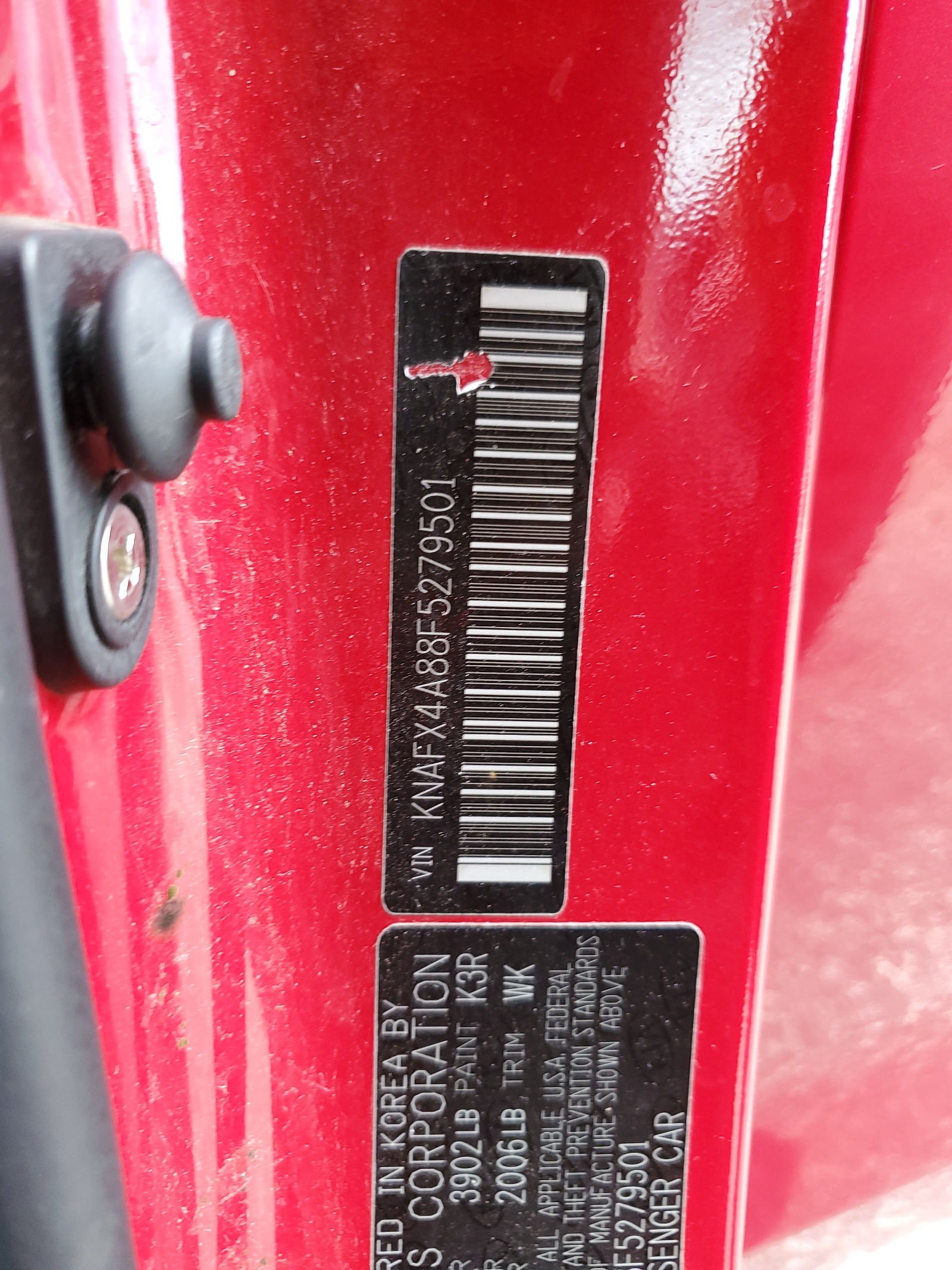 KNAFX4A88F5279501 2015 Kia Forte Ex