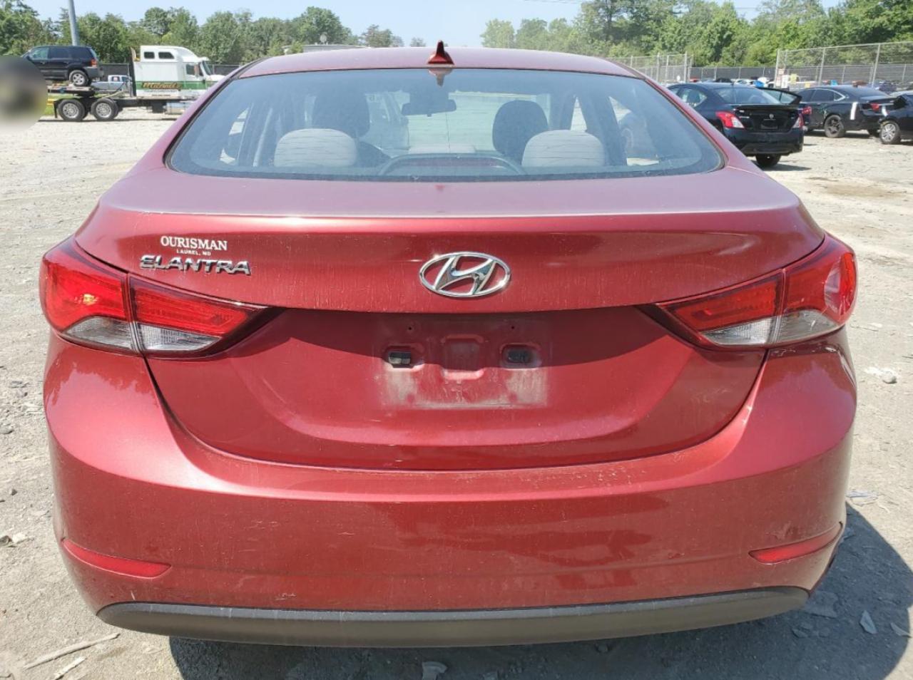 2016 Hyundai Elantra Se VIN: 5NPDH4AE2GH745616 Lot: 61595344