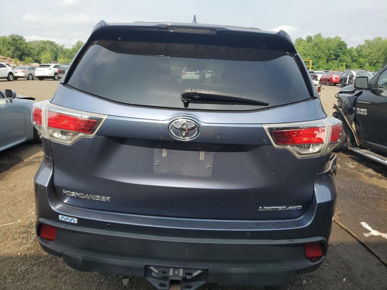 2015 Toyota Highlander Limited VIN: 5TDDKRFH3FS077772 Lot: 62438084