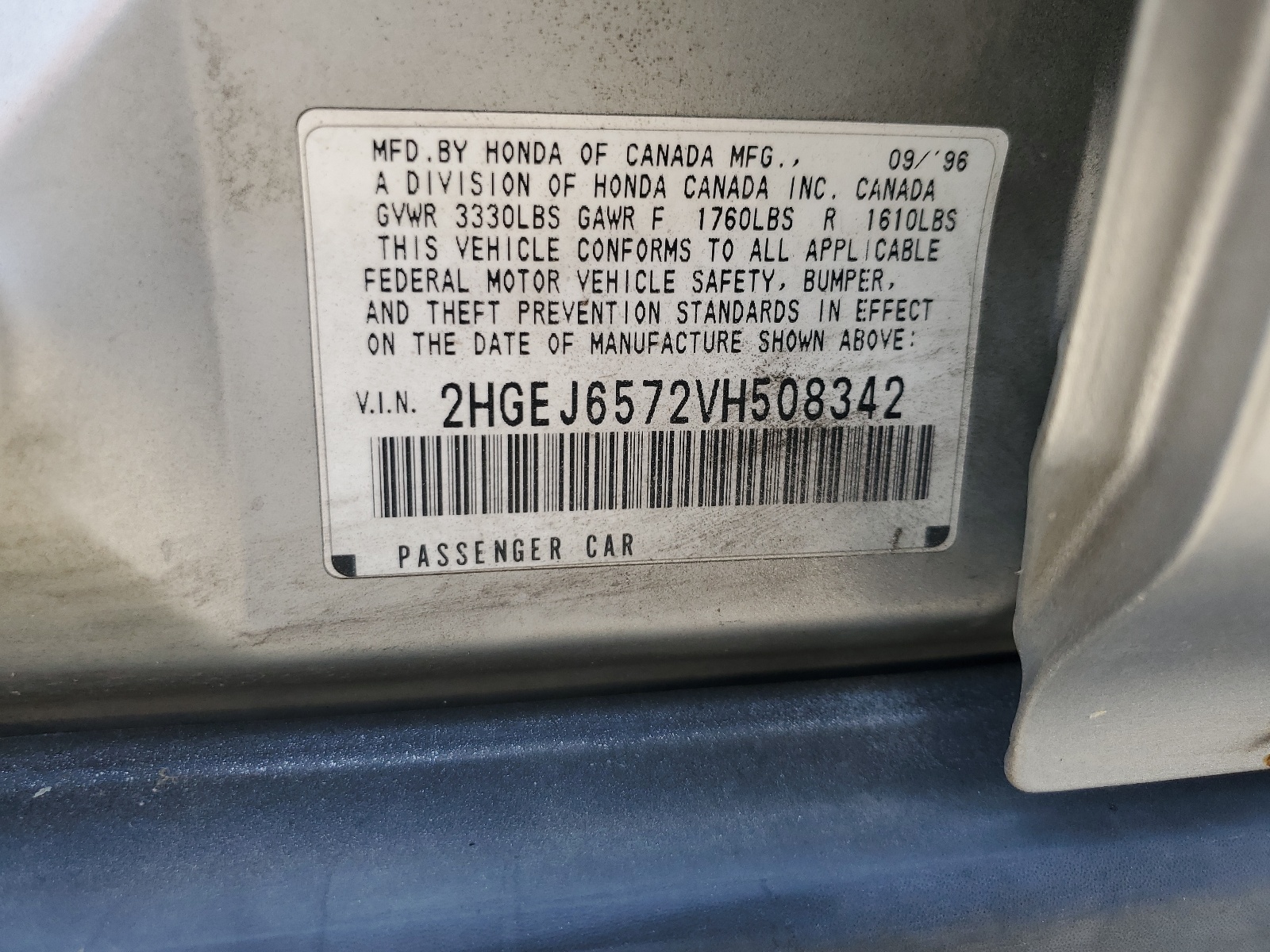 2HGEJ6572VH508342 1997 Honda Civic Lx 2HGEJ6572VH508342 1997 Honda Civic Lx
