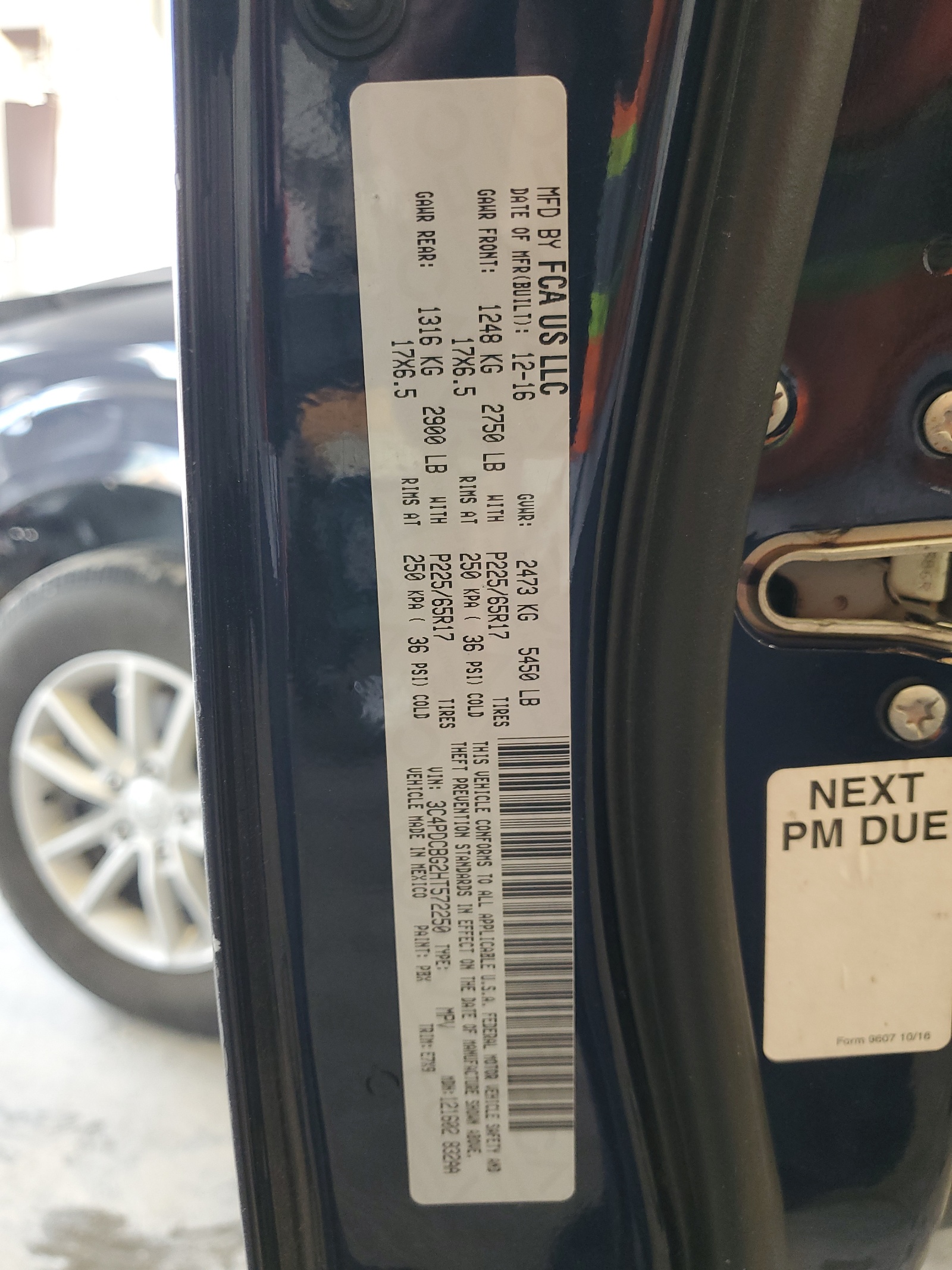 3C4PDCBG2HT572250 2017 Dodge Journey Sxt