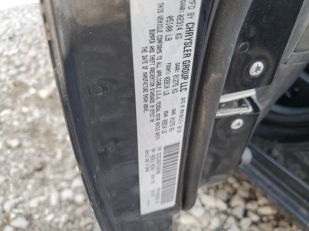 2014 Chrysler 300 S VIN: 2C3CCABG7EH347000 Lot: 64886804