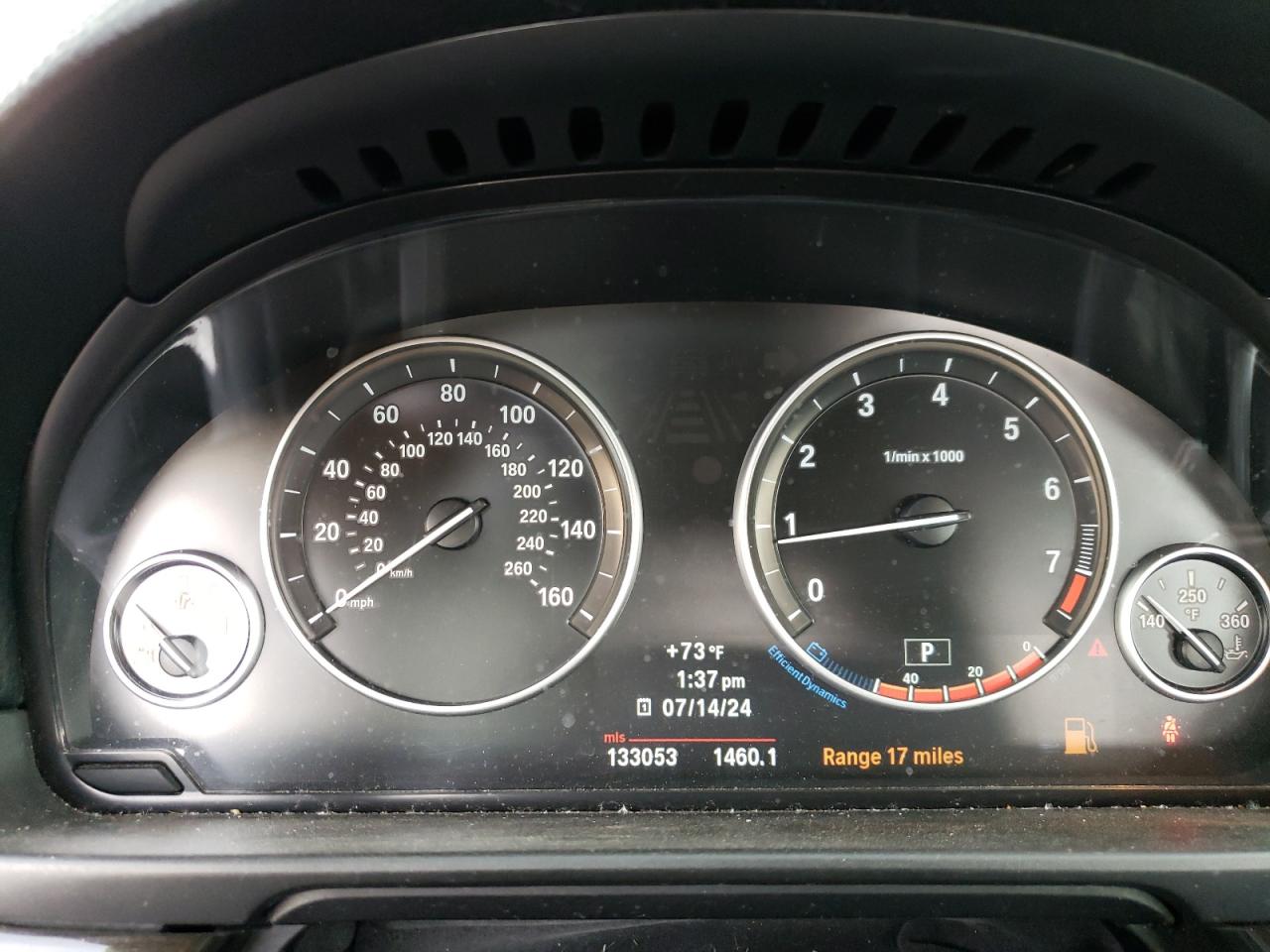 2013 BMW 535 Xi VIN: WBAFU7C51DDU74825 Lot: 63390424