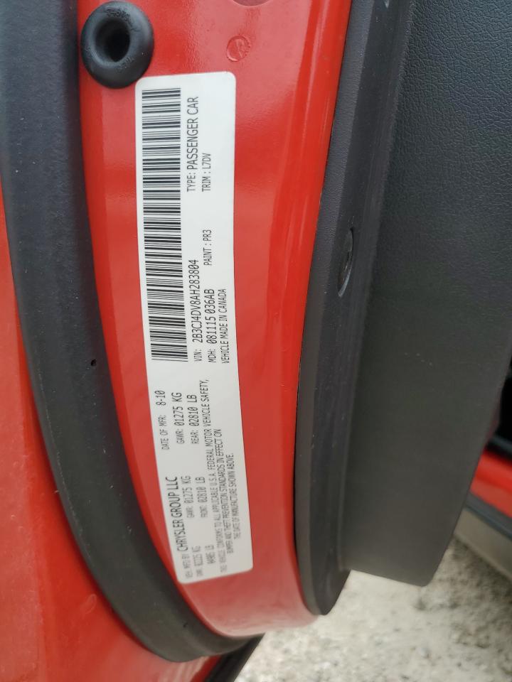 2010 Dodge Challenger Se VIN: 2B3CJ4DV8AH283804 Lot: 62789174