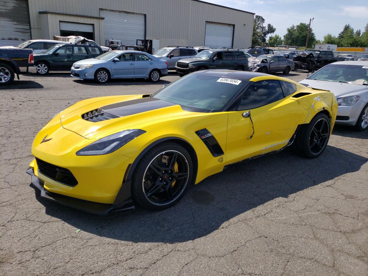 2016 Chevrolet Corvette Z06 3Lz VIN: 1G1YU2D66G5610542 Lot: 63567034