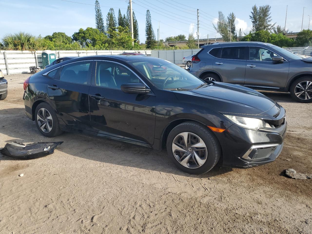 2019 Honda Civic Lx VIN: 19XFC2F68KE019186 Lot: 64756354