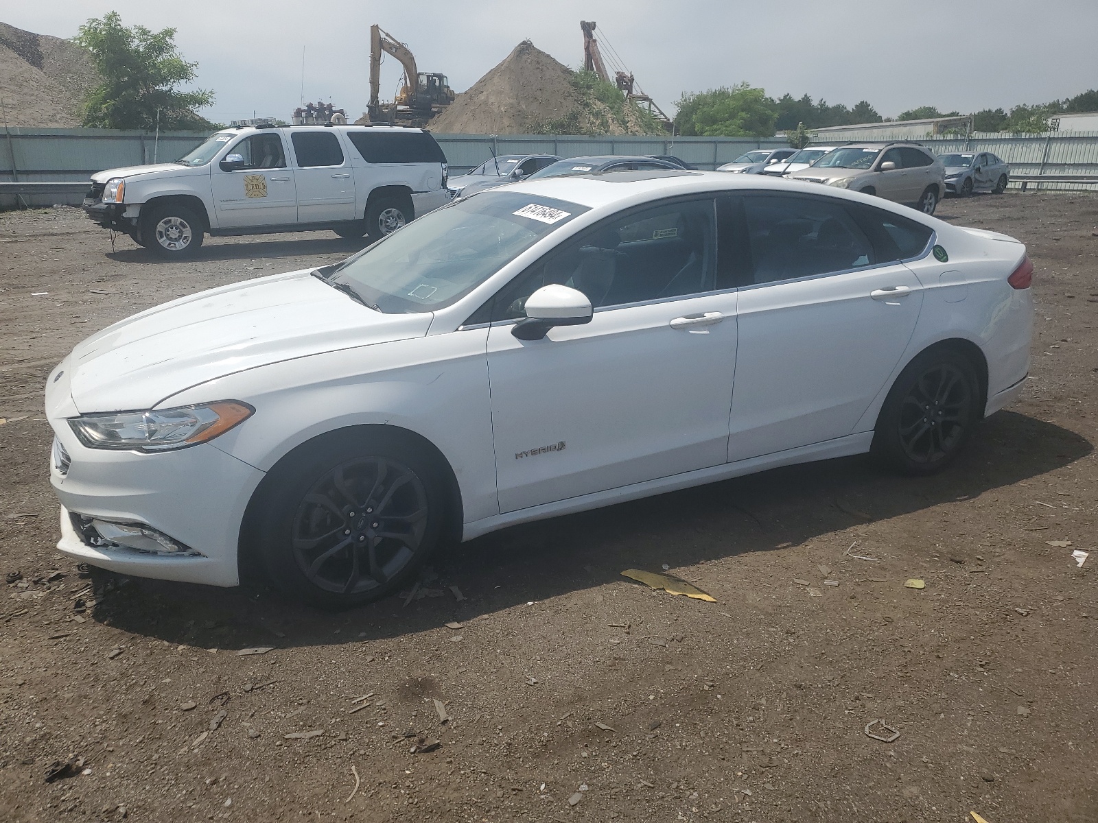 2018 Ford Fusion Se Hybrid vin: 3FA6P0LU2JR101410