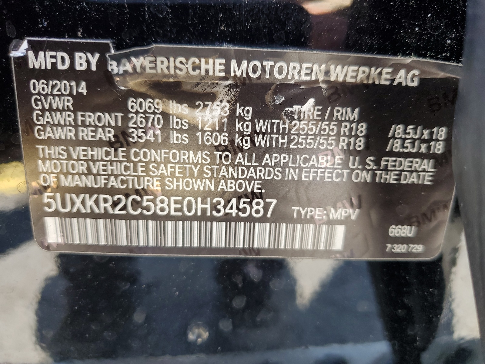 5UXKR2C58E0H34587 2014 BMW X5 Sdrive35I