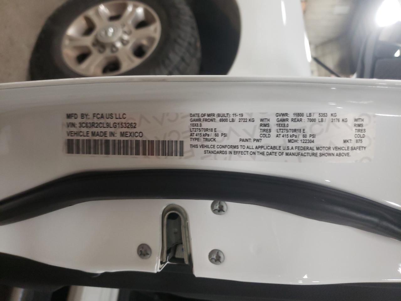 2022 Ram 3500 Big H VIN: 2C63R3DL1NG207130 Lot: 62427064