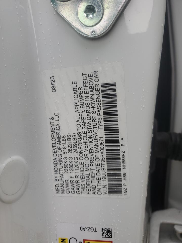 19UUB7F95PA003671 2023 Acura Tlx Type S