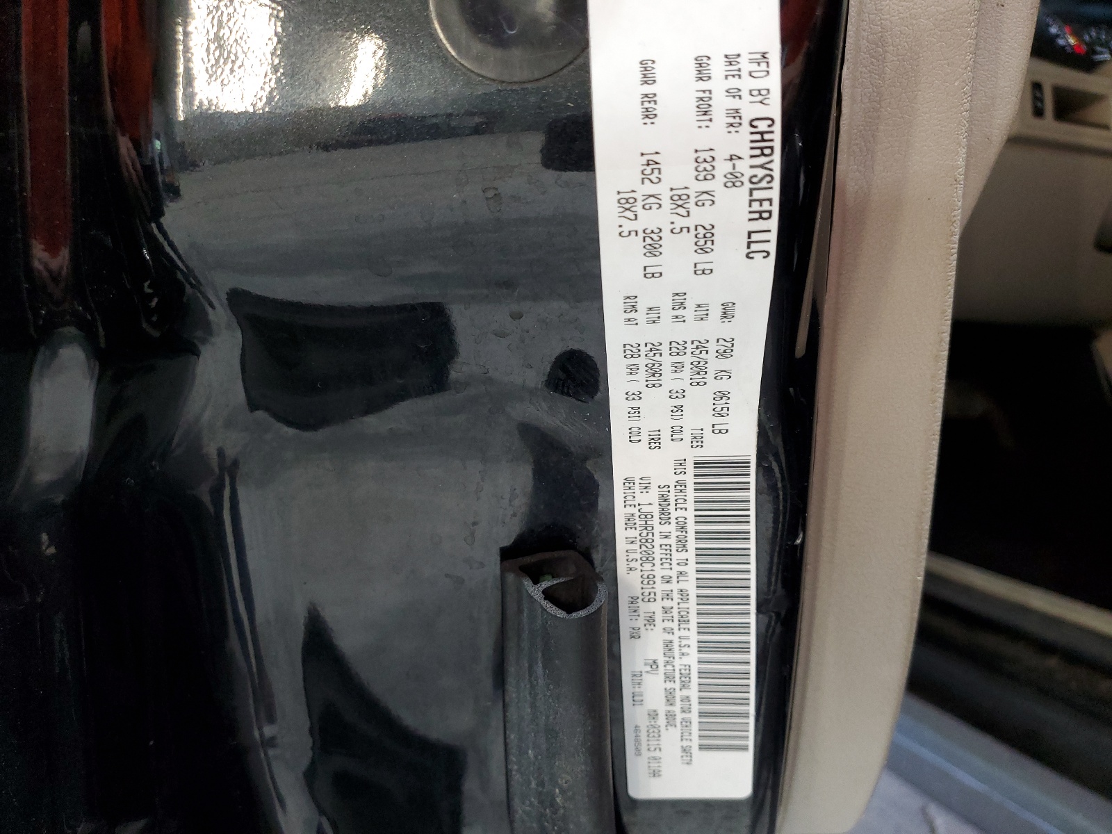 1J8HR58208C199159 2008 Jeep Grand Cherokee Limited