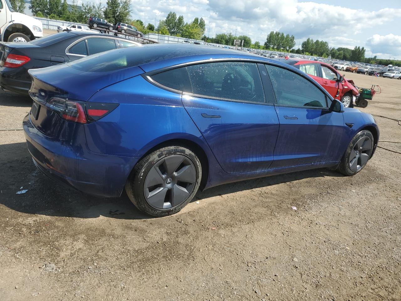 2022 Tesla Model 3 VIN: 5YJ3E1EA7NF376161 Lot: 63711714