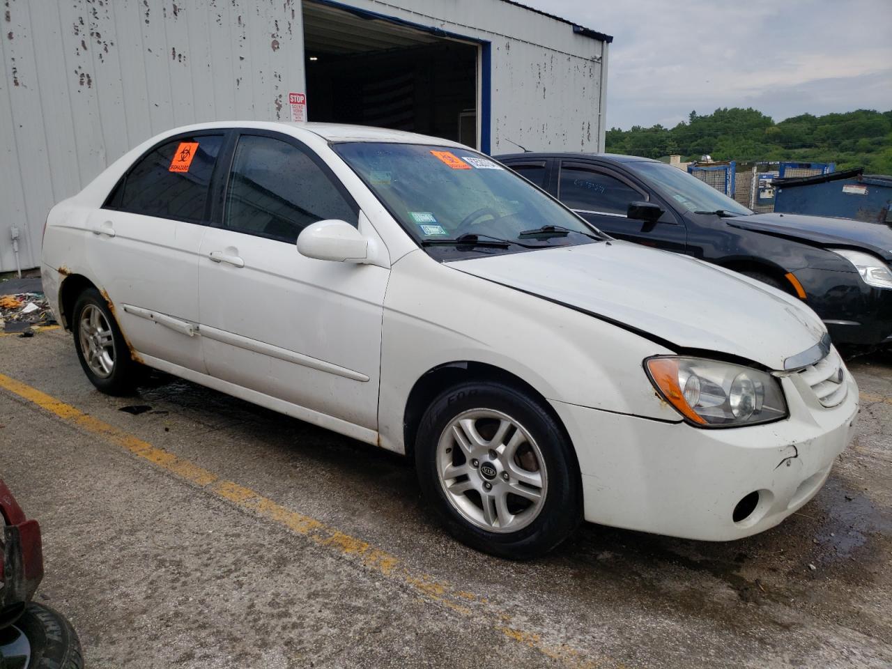 2005 Kia Spectra Lx VIN: KNAFE121155107332 Lot: 62520764