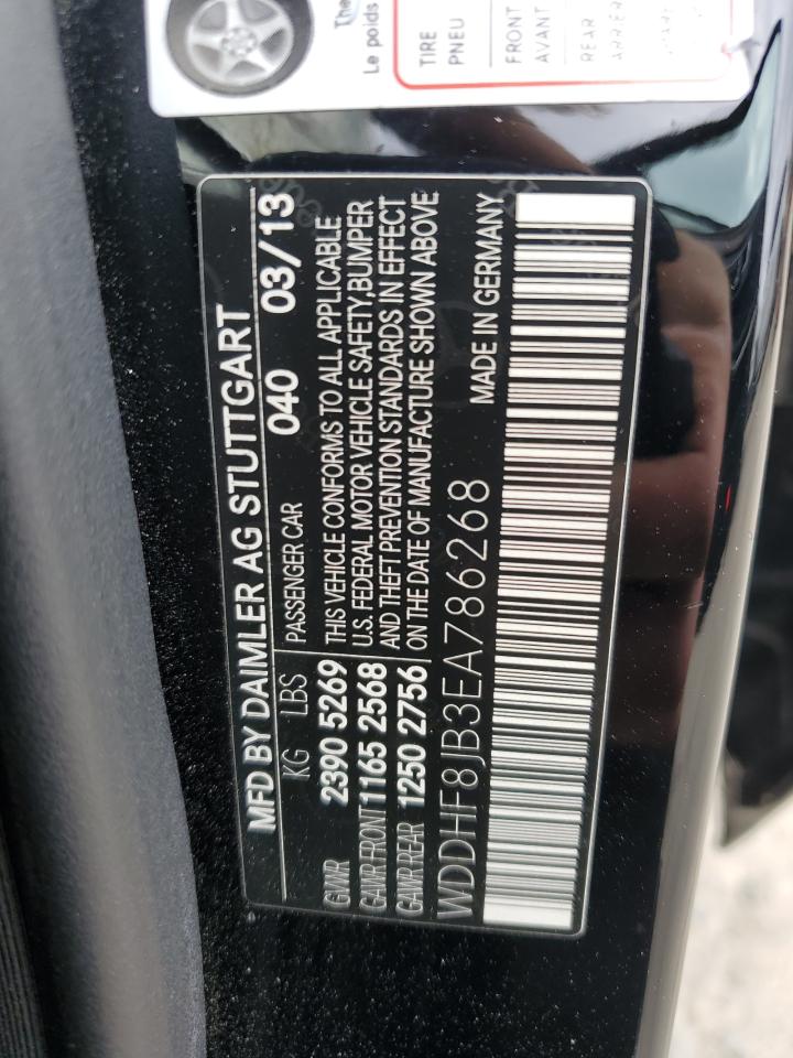 2014 Mercedes-Benz E 350 4Matic VIN: WDDHF8JB3EA786268 Lot: 63983284