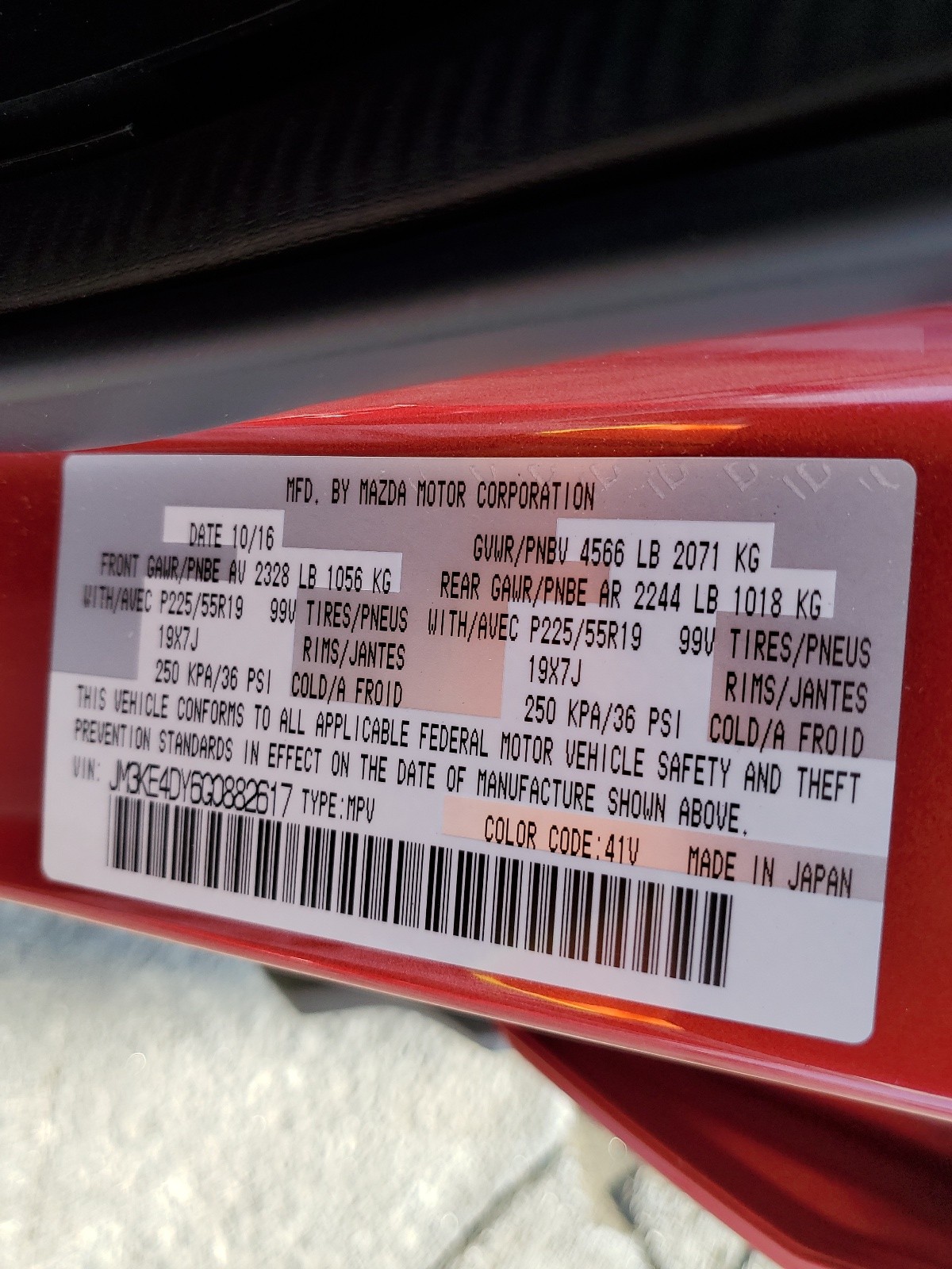 JM3KE4DY6G0882617 2016 Mazda Cx-5 Gt