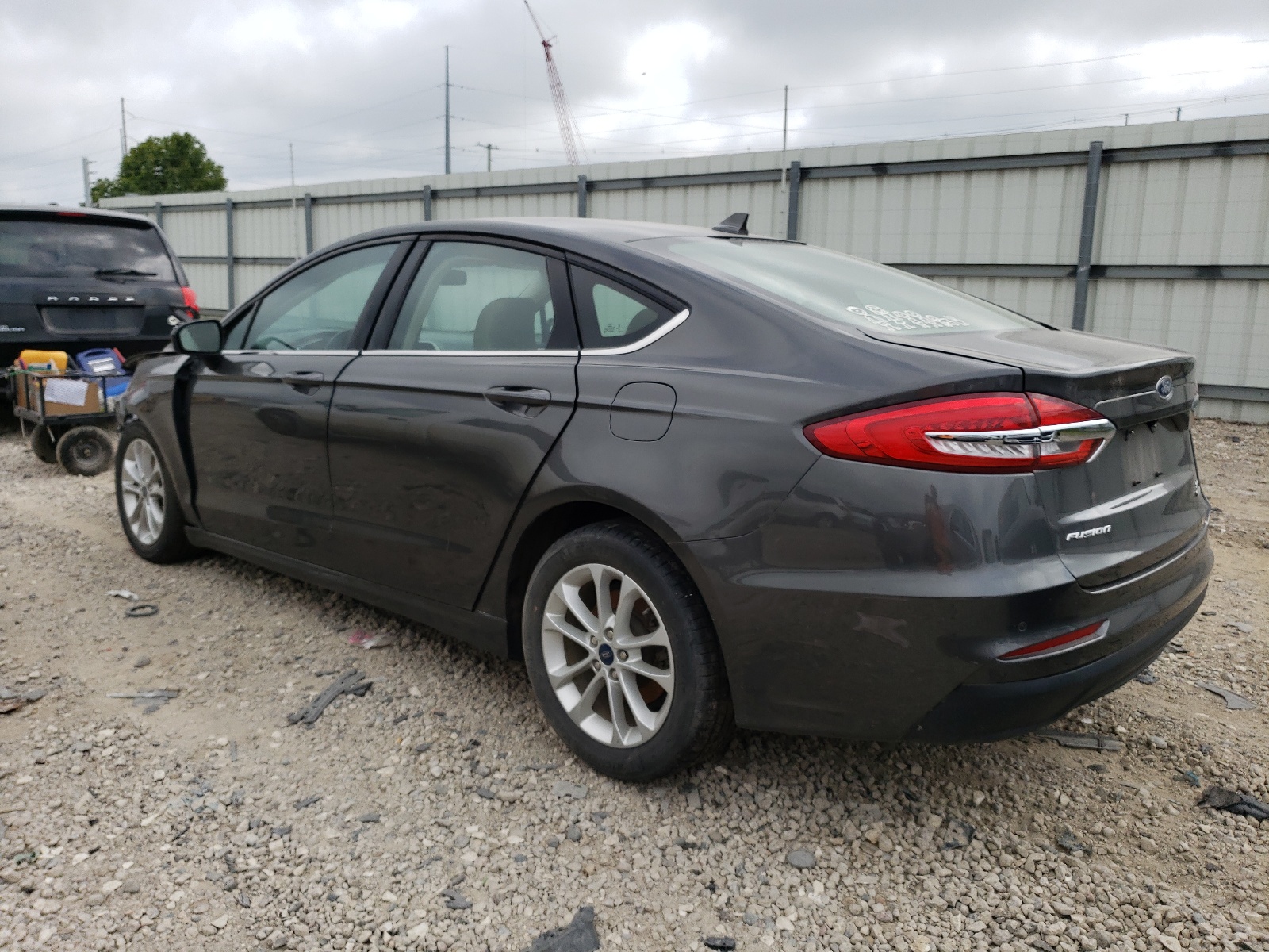 2019 Ford Fusion Se vin: 3FA6P0HD4KR165989