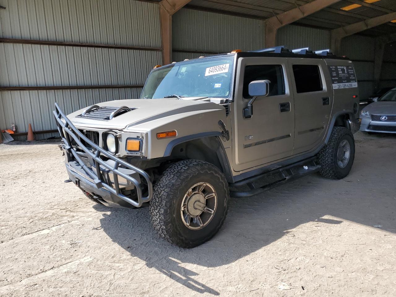 2003 Hummer H2 VIN: 5GRGN23U53H134923 Lot: 64093664