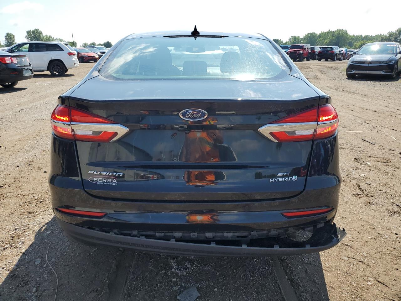 2019 Ford Fusion Se VIN: 3FA6P0LU0KR117087 Lot: 62312244