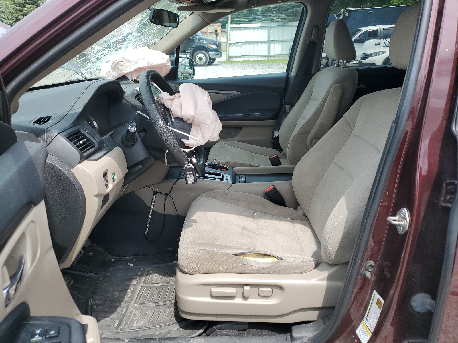 5FNYF6H32GB022614 2016 Honda Pilot Ex