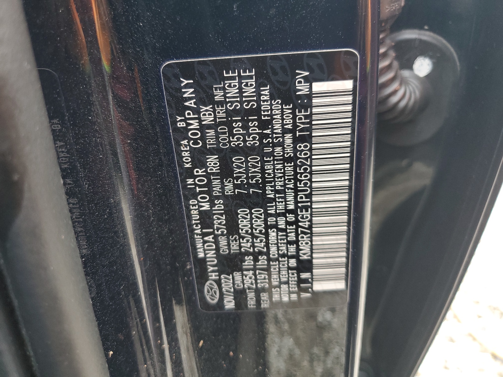 KM8R74GE1PU565268 2023 Hyundai Palisade Calligraphy