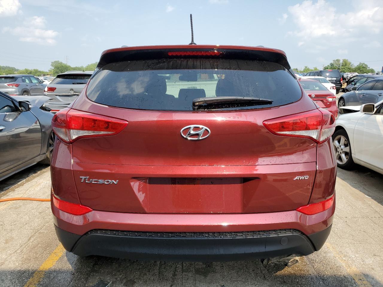 2017 Hyundai Tucson Limited VIN: KM8J3CA47HU416335 Lot: 63520374